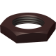 Sechskantmuttern mit Feingewinde ähnlich DIN 439 / EN 24035 / ISO 4035 Material: Polyamid 6.6 Farbe: schwarz ähnlich RAL 9005