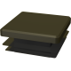 Lamellenstopfen, eckig für Quadrat- und Rechteckrohre Material: PE weich (LDPE) Farbe: schwarz ähnlich RAL 9005