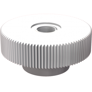 Knurled nut,  with fine knurling

flat form, similar to DIN 467 and 
high form similar to DIN 466

Material: polyamide 6.6 (PA6.6)

Colour:   white similar to RAL 9010