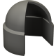 Hexagon protection cap, dark grey
for the coverage of cover nuts and heagon screws

Material: PE soft

Colour: dark grey similar to Ral 7001